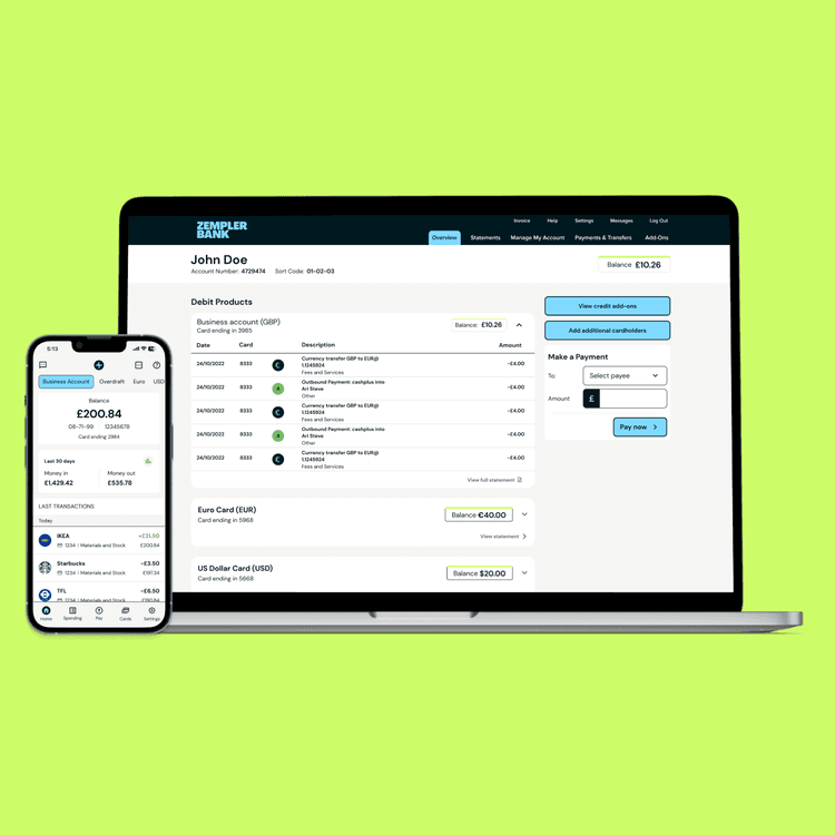 Zempler Bank app and Online Banking