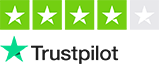 Trustpilot logo showing 4/5 stars